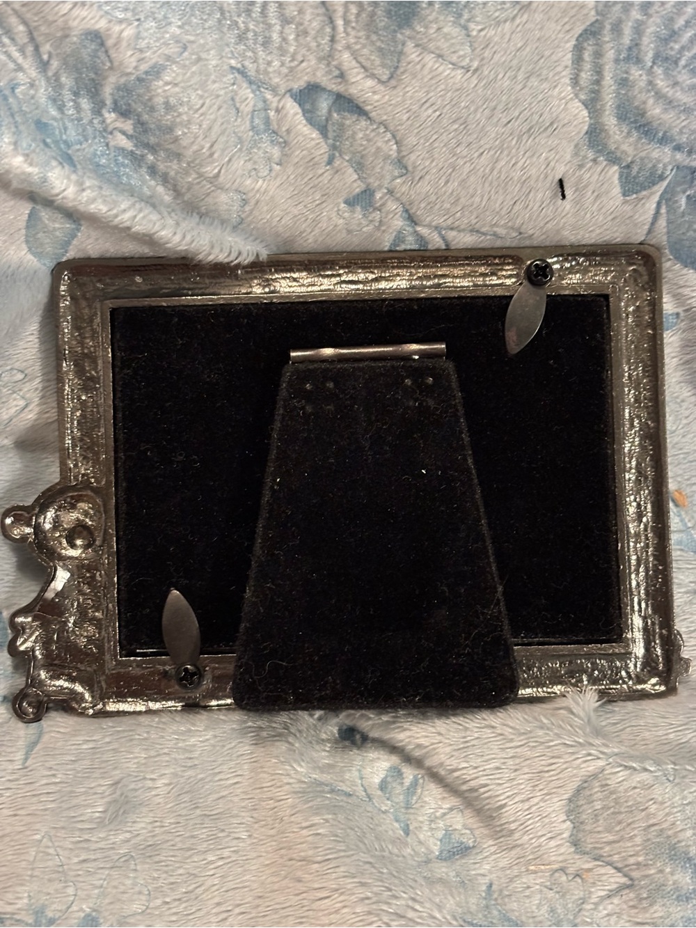 Silver Teddy Train Photo Frame - Picture 3 of 3